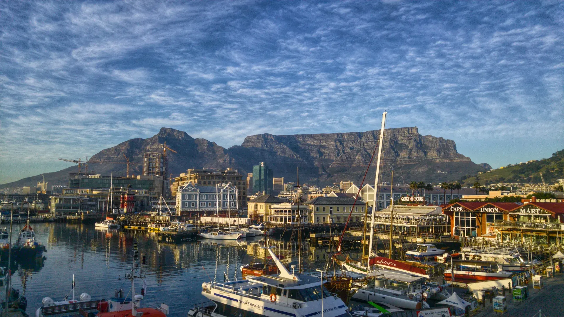 Table Mountain above Cape Town